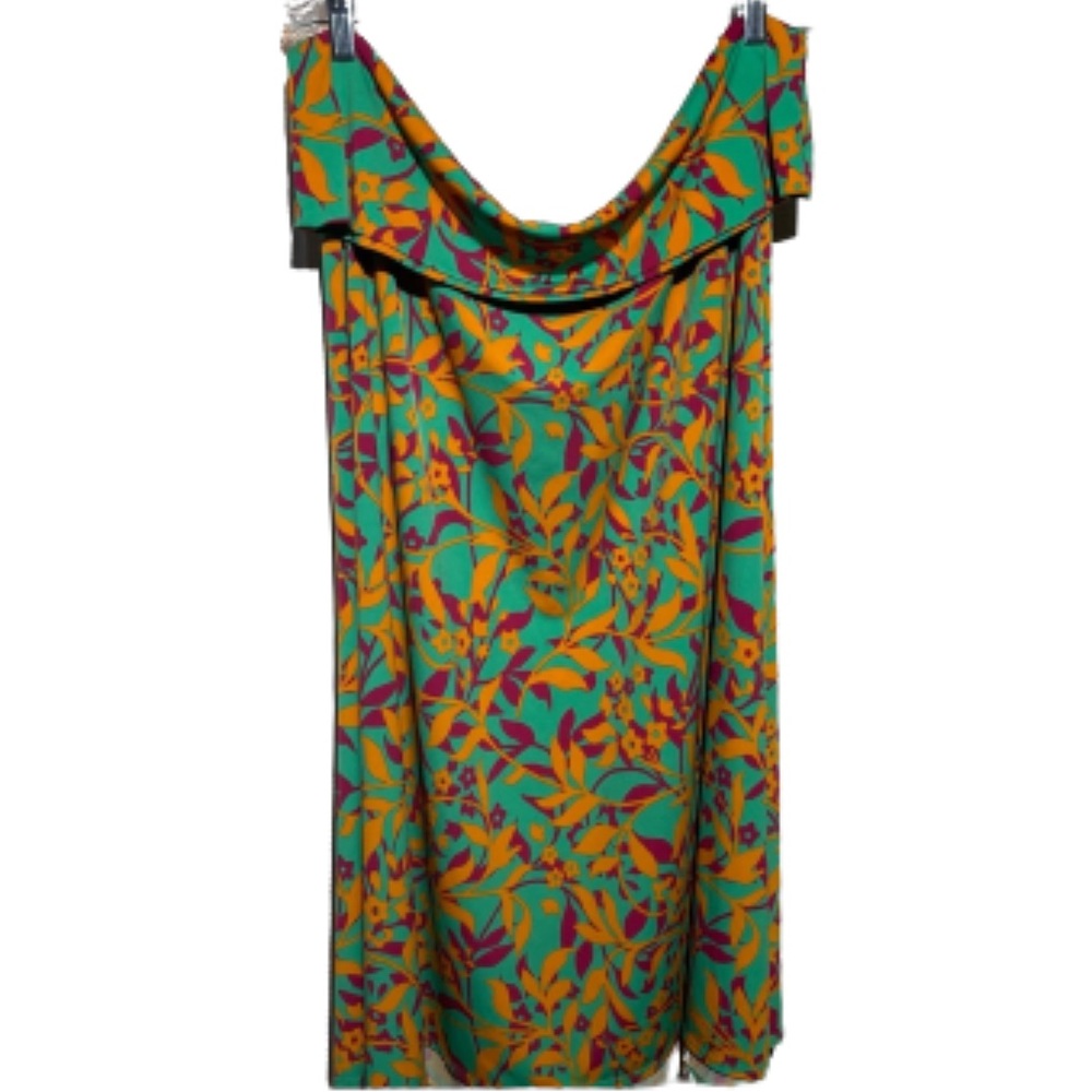 LuLaRoe 3x ladies strapless maxi dress